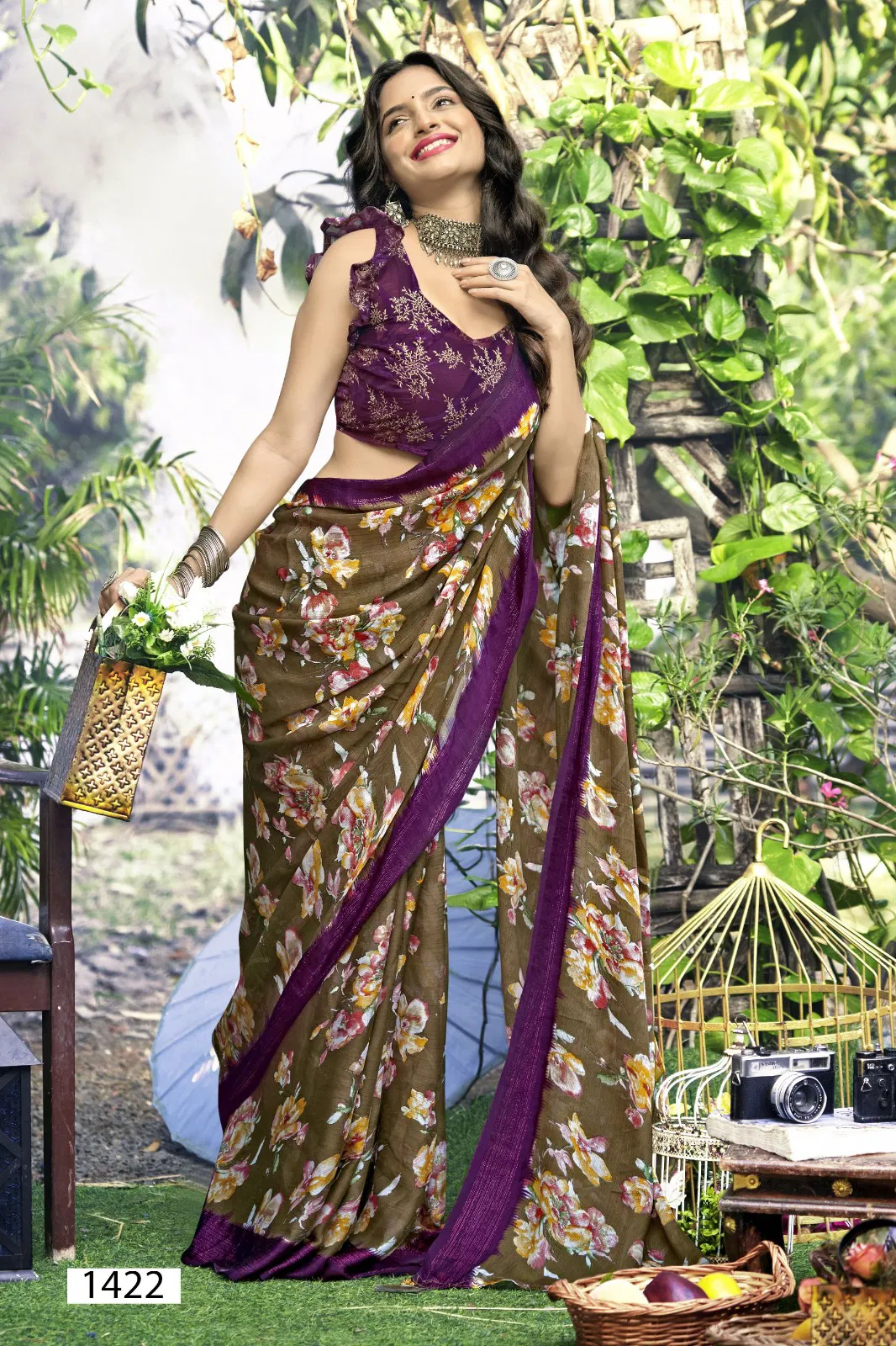 Ishmeet Vol 7 By Vallabhi Chiffon Printed Daily Wear Saree Wholesale Online